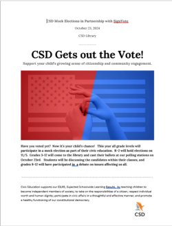 Mock elections in partnership with SignVote